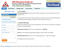 Tablet Screenshot of nirplacementcenter.com